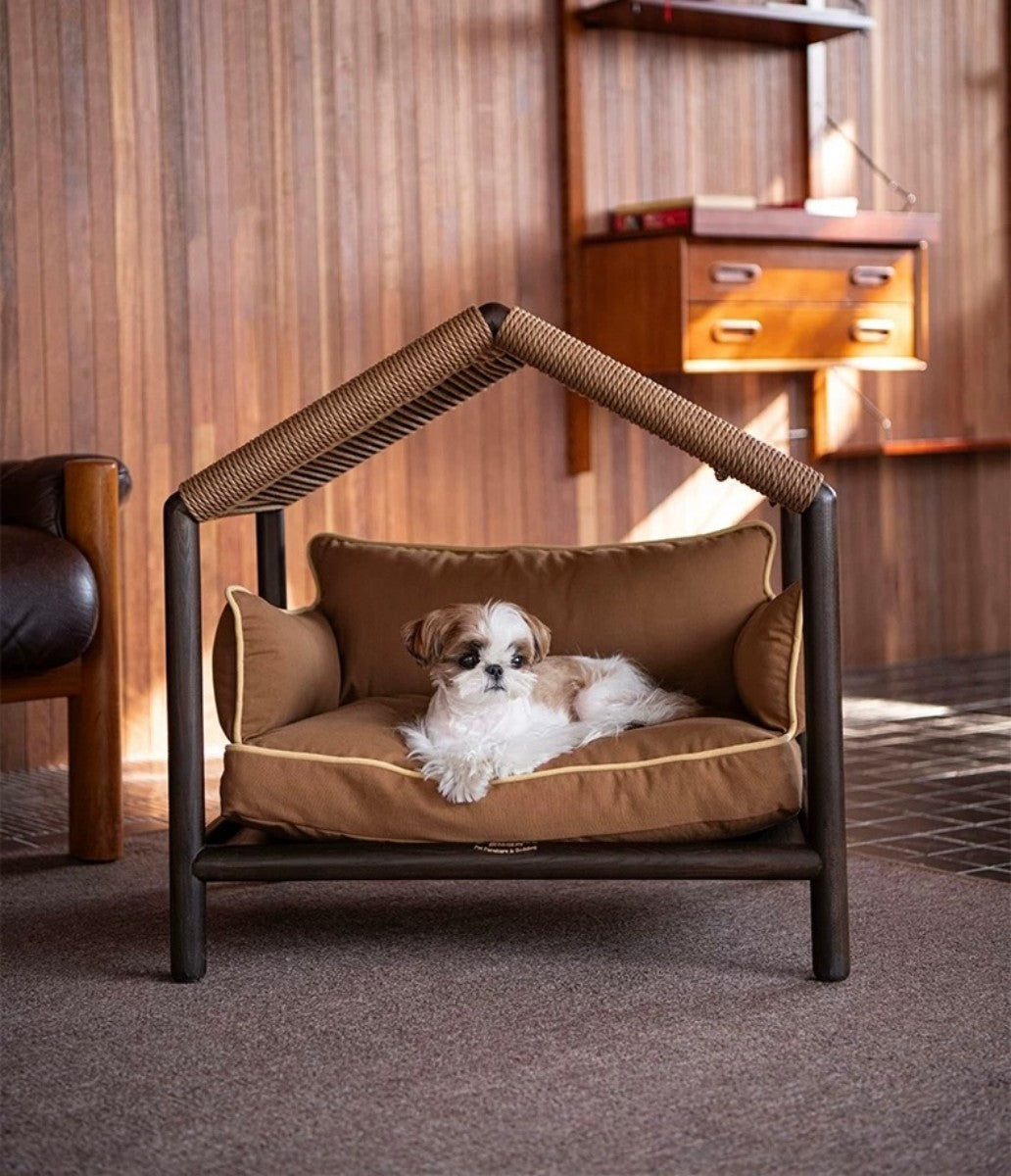 Contemporary Pet Bed House – Stylish Cushion Bed for Small Dogs and Cats