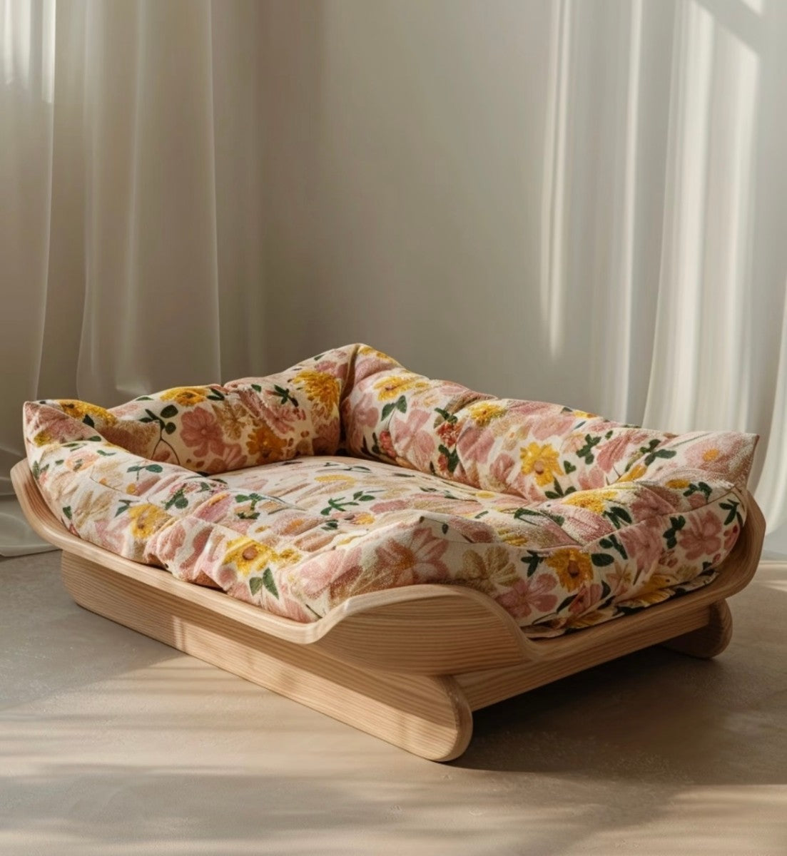 Modern Enclosed Cat Bed – Cozy Circular Retreat for Cats