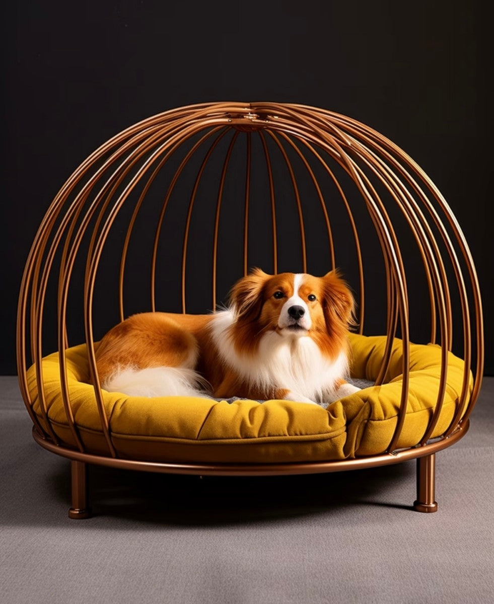 Modern Dome Pet Bed – Spacious Round Bed for Medium & Large Dogs