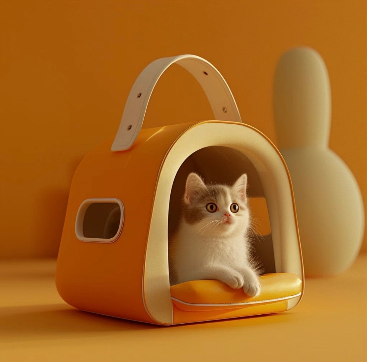 Portable Cat Carrier Bed – Soft Travel Bag for Small Pets