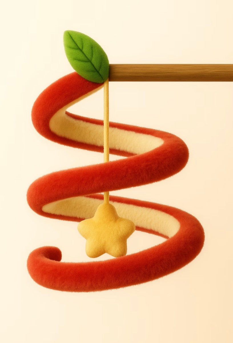 Spiral Hanging Cat Toy – Interactive Plush Star Teaser for Cats